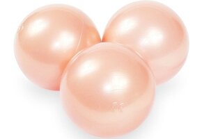 Ballenbak ballen goudroze (70mm) 1000 stuks