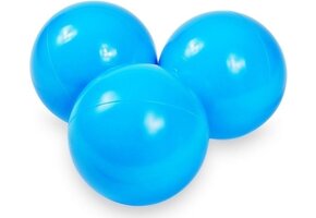 Ballenbak ballen licht blauw (70mm) 1000 stuks