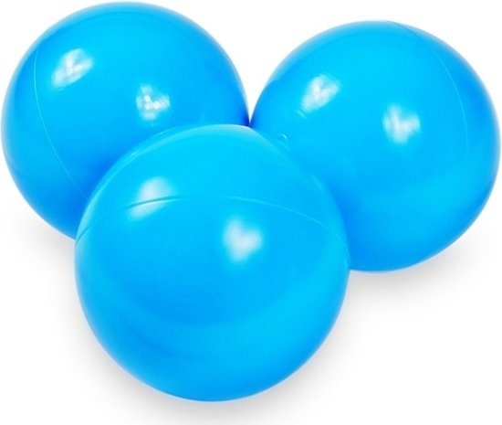 Ballenbak ballen licht blauw (70mm) 1000 stuks