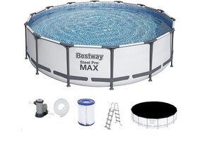 Bestway Steel Pro Max 549x122 cm grijs - complete set
