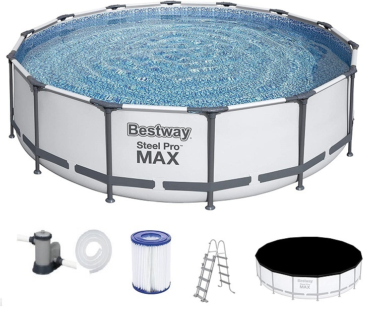 Bestway Steel Pro Max 549x122 cm grijs - complete set