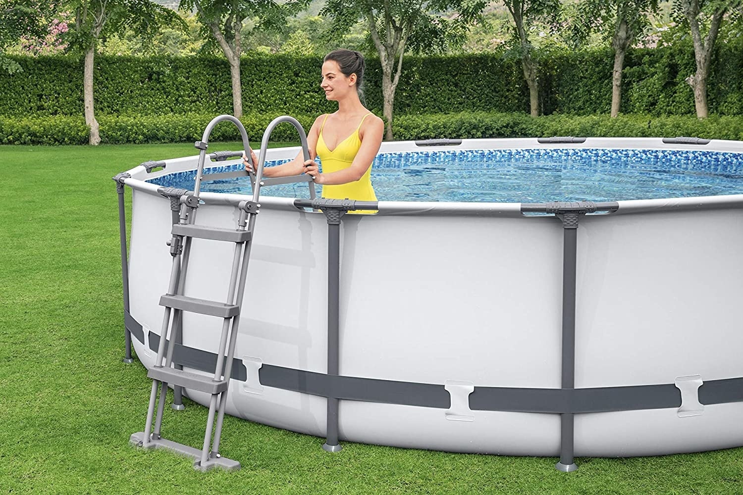 Bestway Steel Pro Max 549x122 cm grijs - complete set
