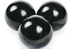 Ballenbak ballen zwart (70mm) 1000 stuks