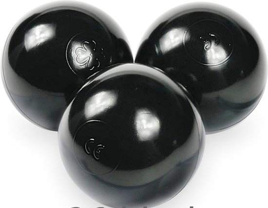Ballenbak ballen zwart (70mm) 1000 stuks