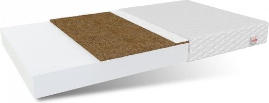 Kindermatras 70x160 cm van koudschuim en kokos