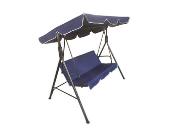 Schommelbank - tuin - 3 persoons - 170x110x152 cm - blauw