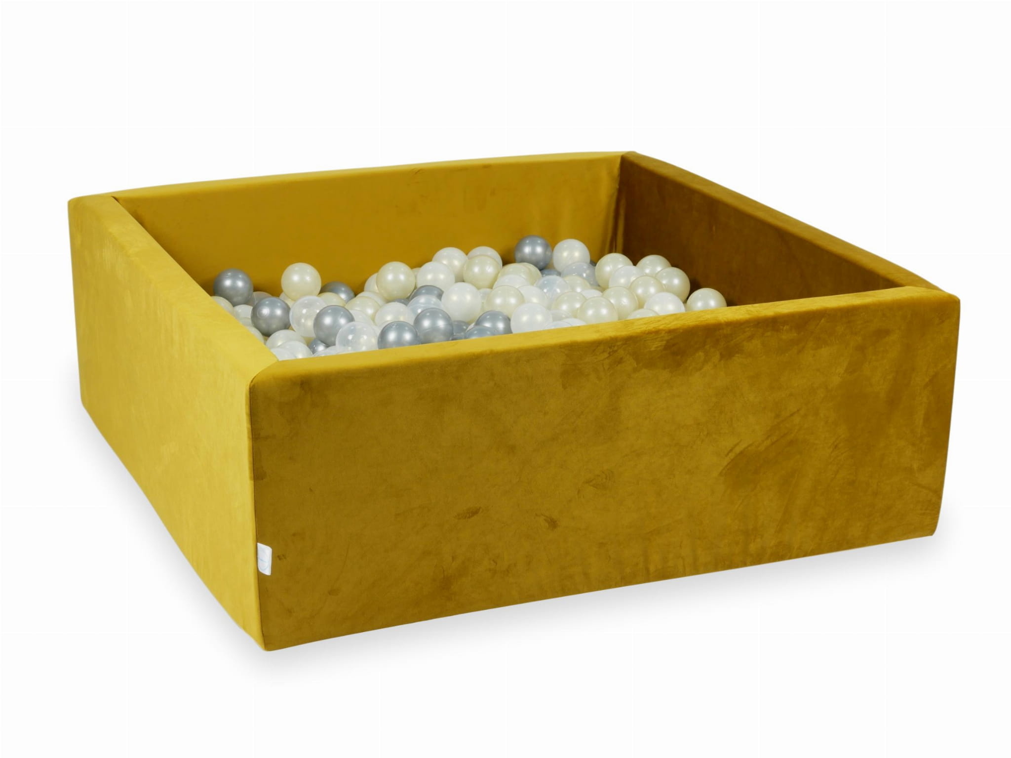 Ballenbak - 600 ballen - vierkant - 110x110x40cm - goud