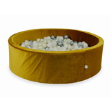 Ballenbak - 130x40cm - goud, multicolour - 700 ballen - rond