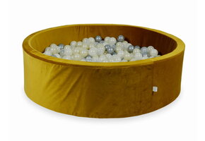 Ballenbak - 130x40cm - goud, multicolour - 700 ballen - rond