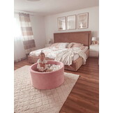 Ballenbak - roze, multicolour - 500 ballen - rond - 90x40cm