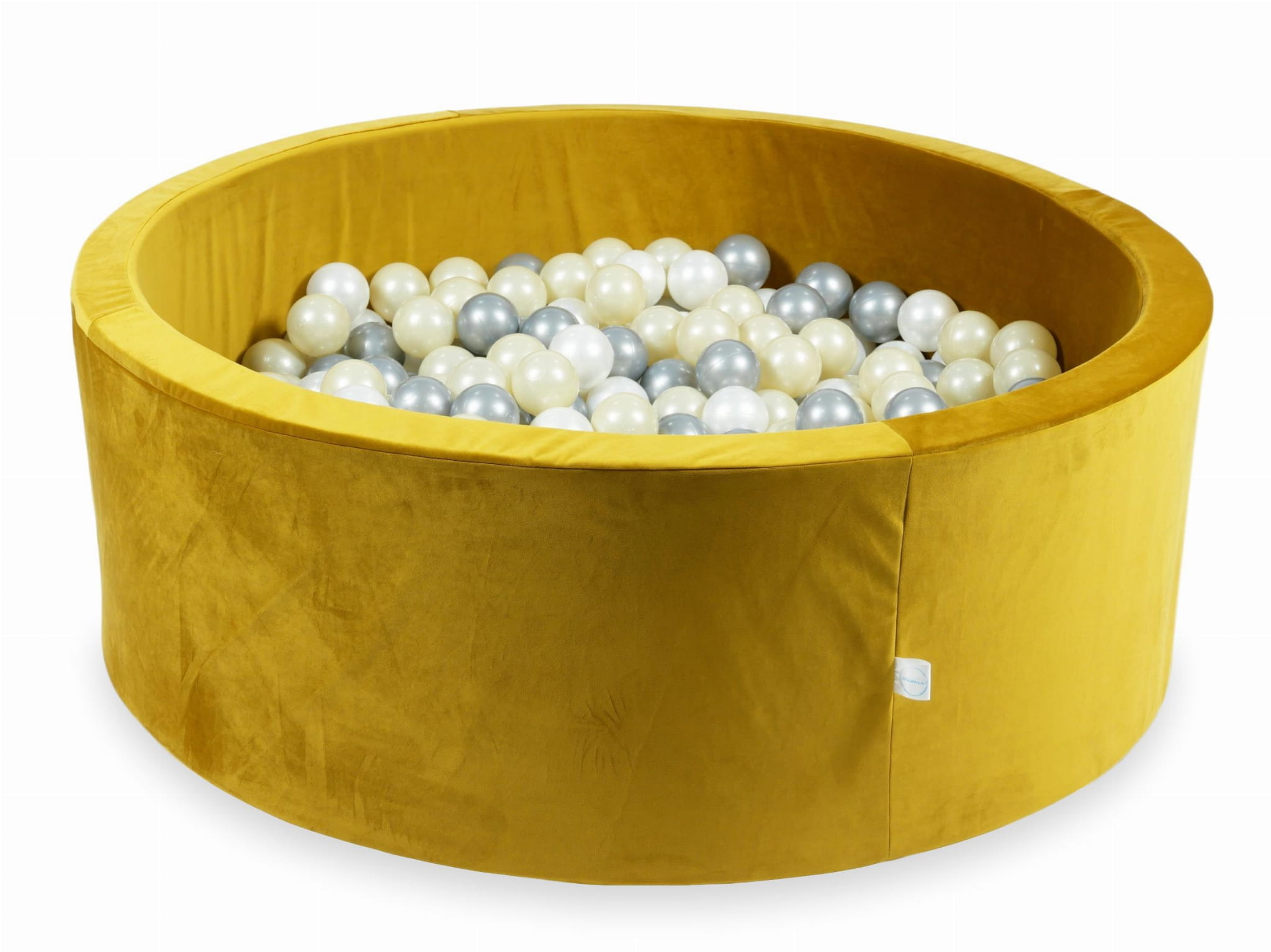 Ballenbak - 110x40cm - goud, multicolour - rond - 500 ballen