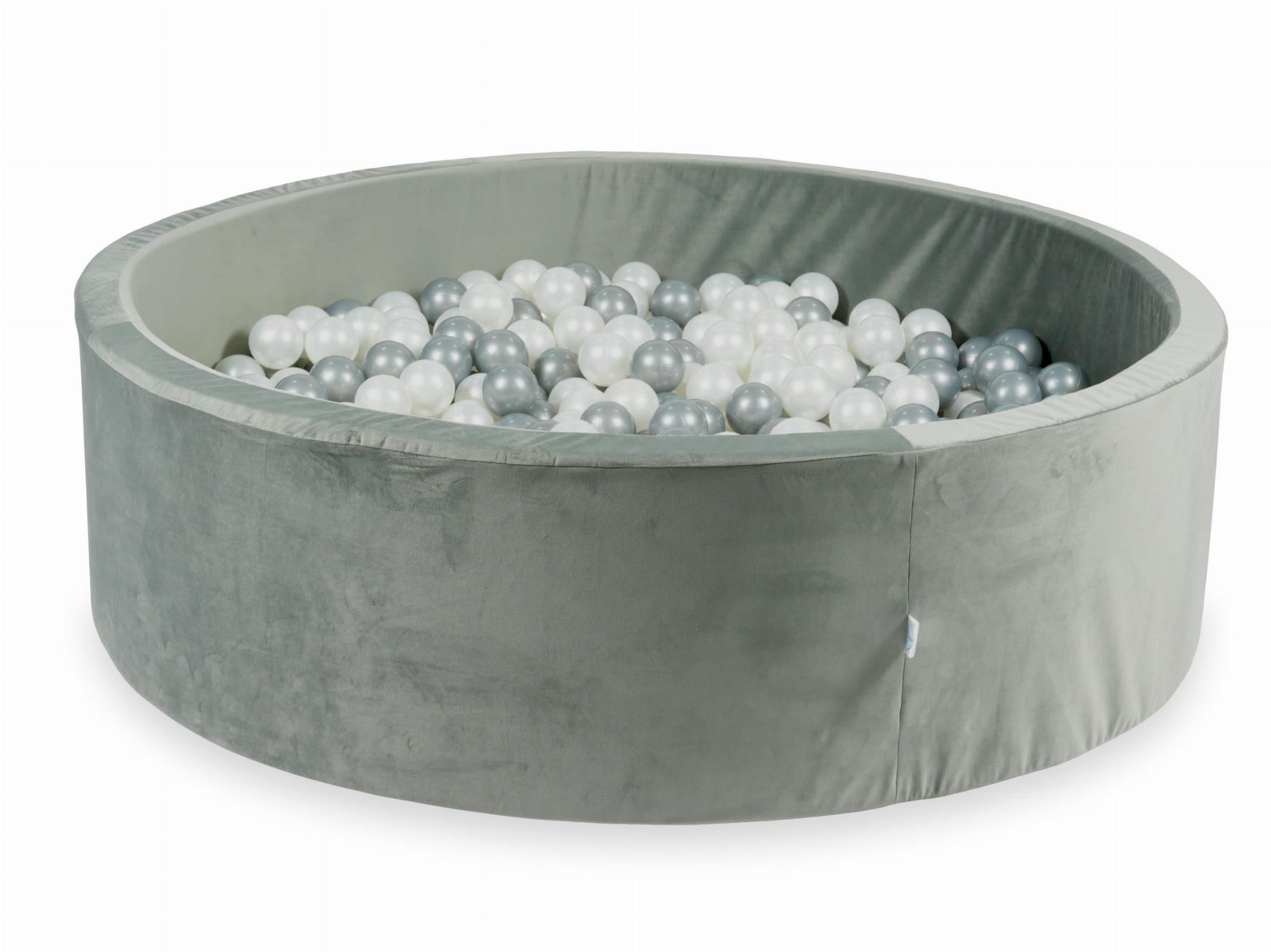 Ballenbak - 130x40cm - 700 ballen - rond - grijs, multicolour