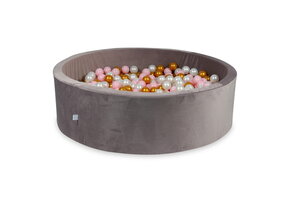 Ballenbak - rond - lichtpaars - 700 ballen - 130x40cm