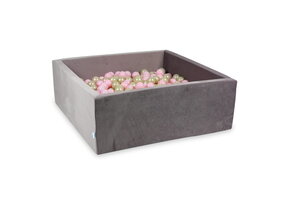 Ballenbak - lila - vierkant - 600 ballen - 110x110x40cm