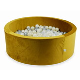 Ballenbak - 110x40cm - goud, multicolour - 500 ballen - rond