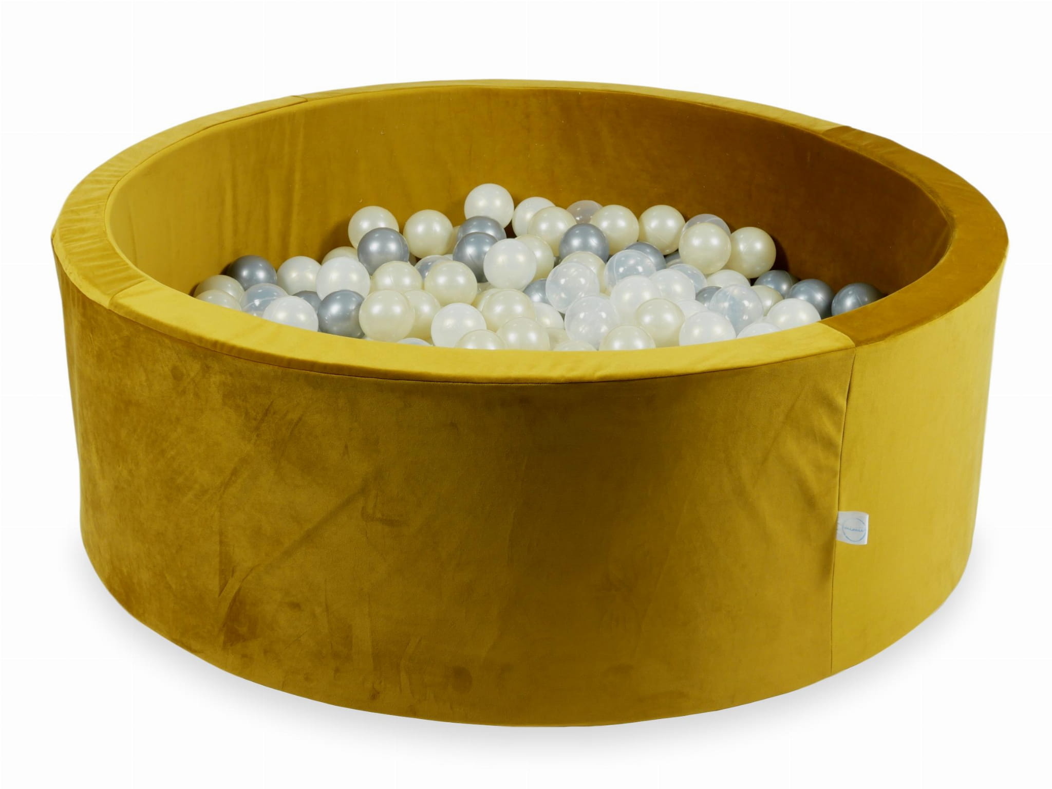 Ballenbak - 110x40cm - goud, multicolour - 500 ballen - rond