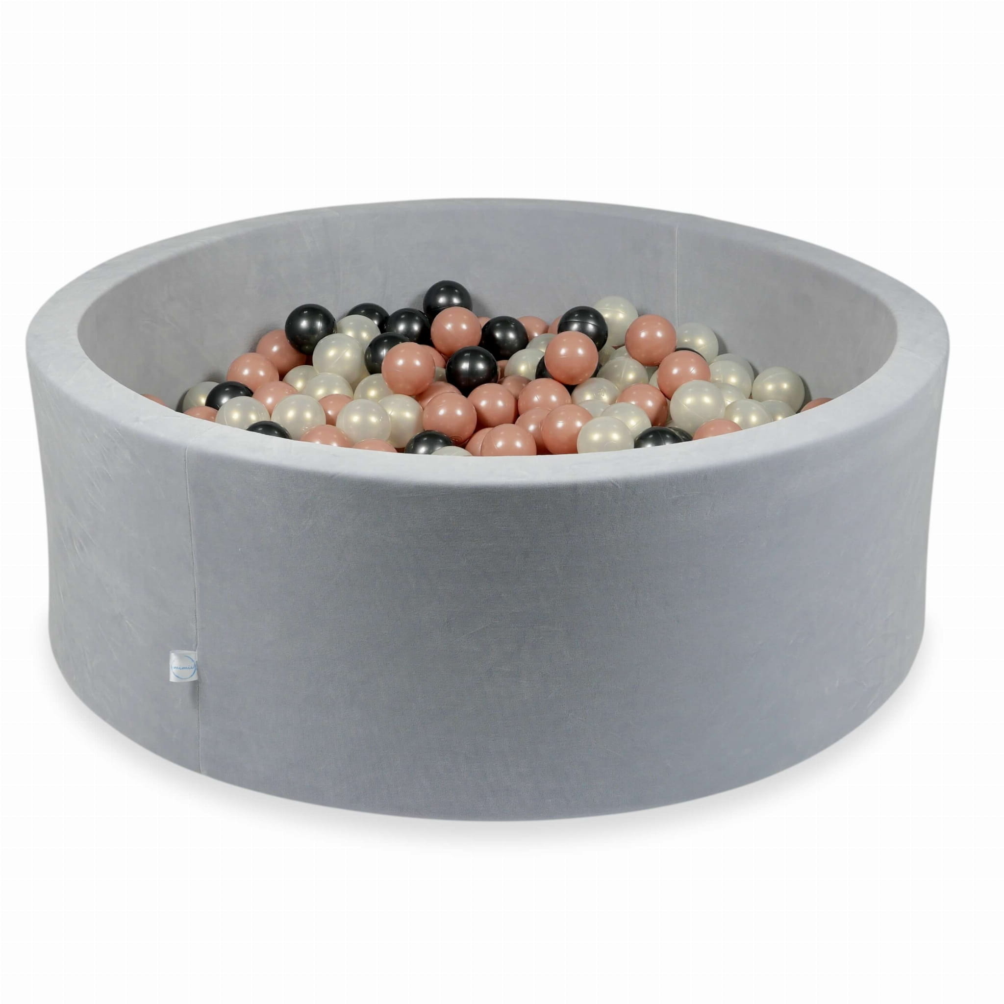 Ballenbak - 500 ballen - 110x40cm - grijs, multicolour - rond