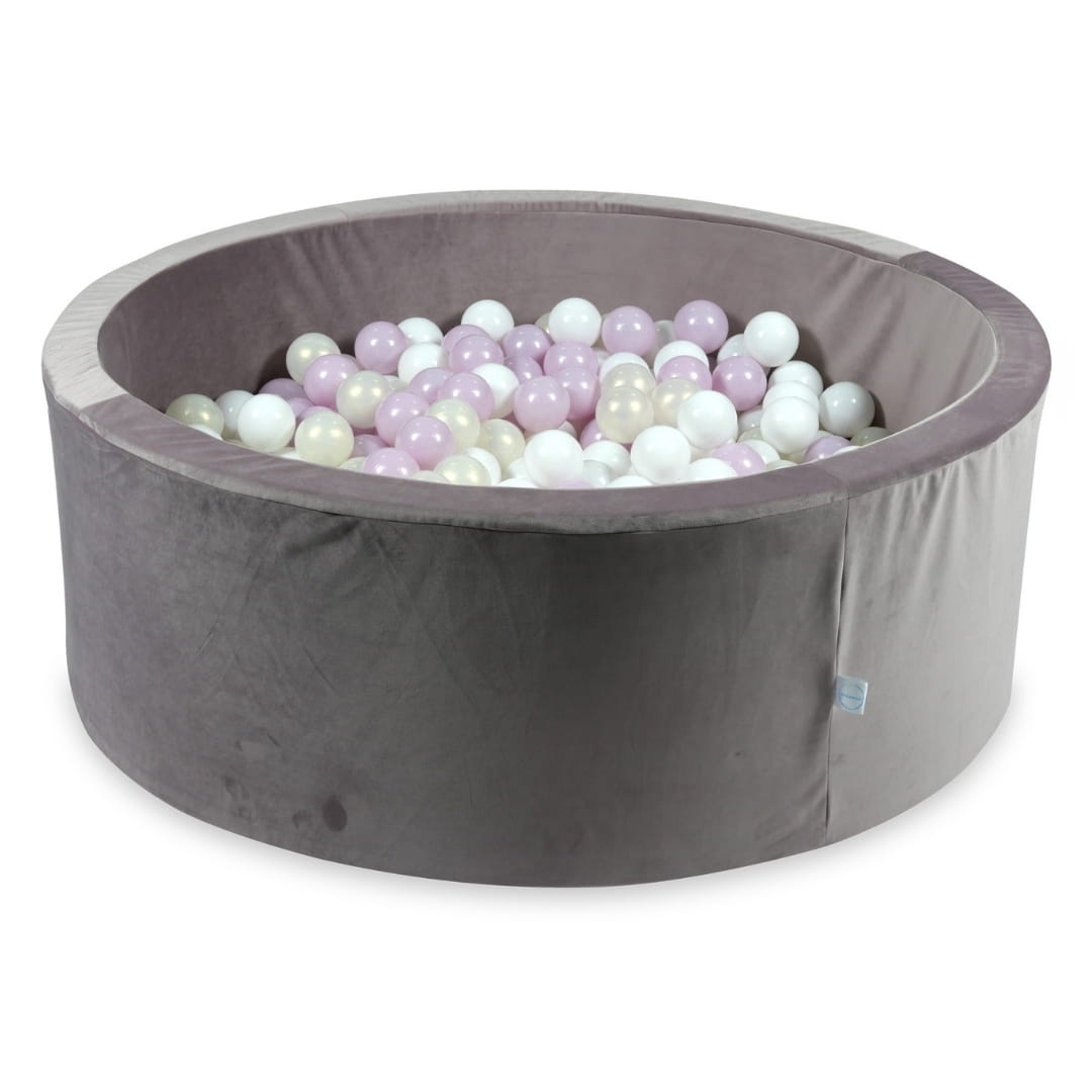 Ballenbak - 110x40cm - rond - 500 ballen - lila, multicolour