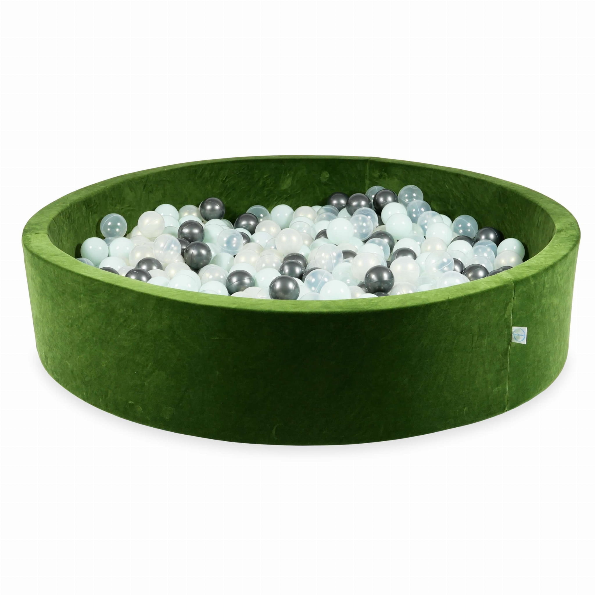 Ballenbak - 130x30cm - 600 ballen - groen, multicolour - rond