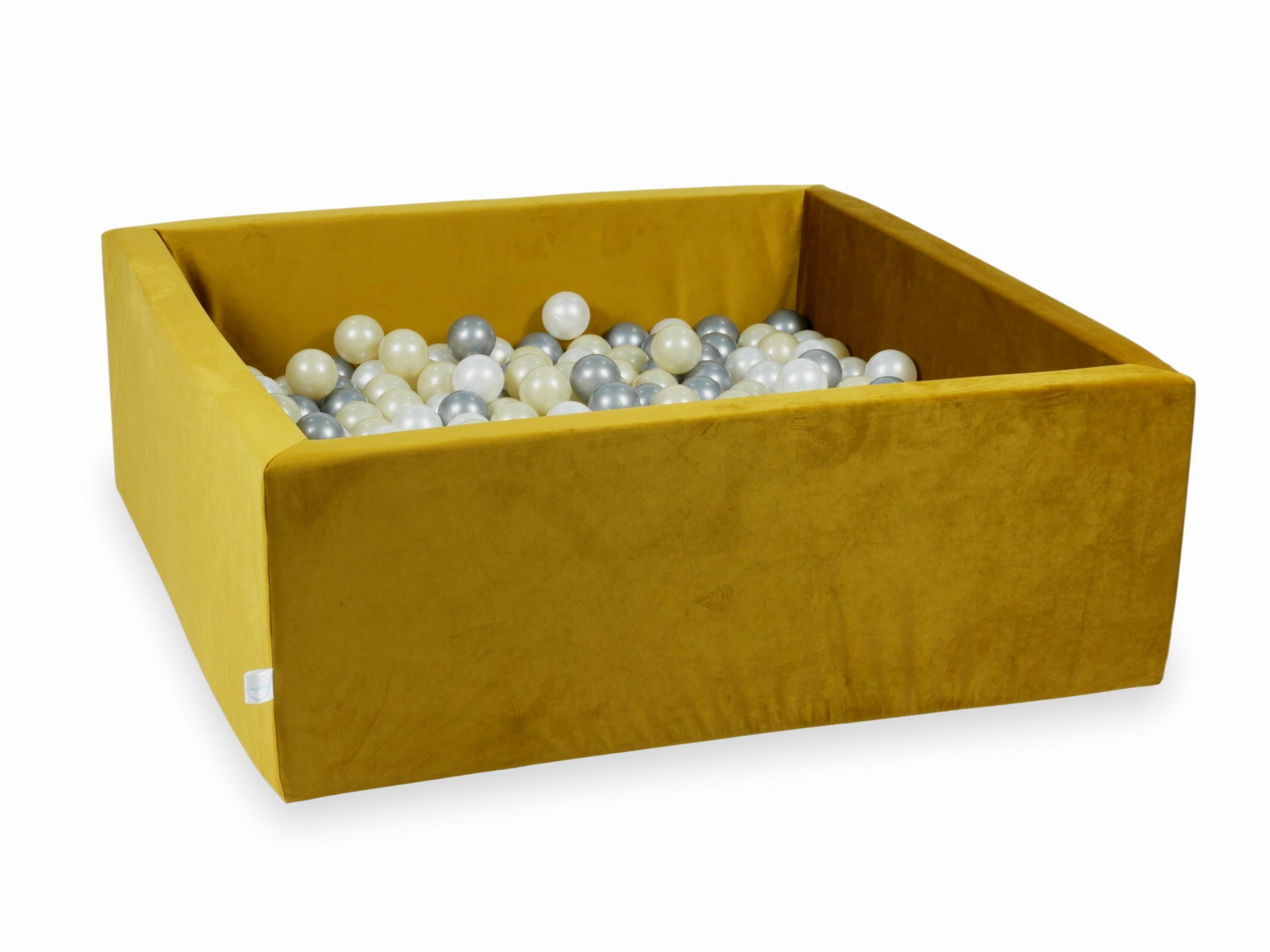 Ballenbak - vierkant - goud - 600 ballen - 110x110x40 cm