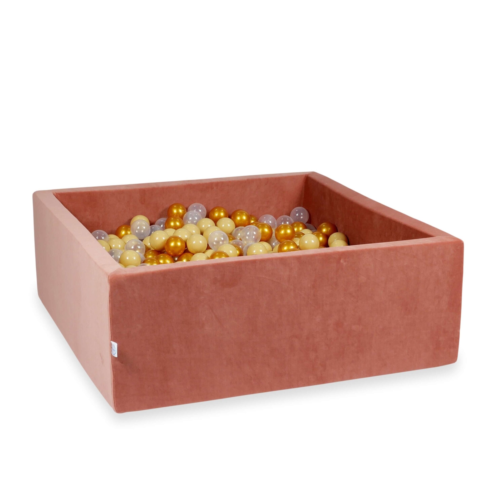 Ballenbak - terra - vierkant - 600 ballen - 110x110X40cm