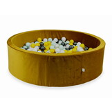 Ballenbak - rond - 130x40cm - 700 ballen - goud, multicolour
