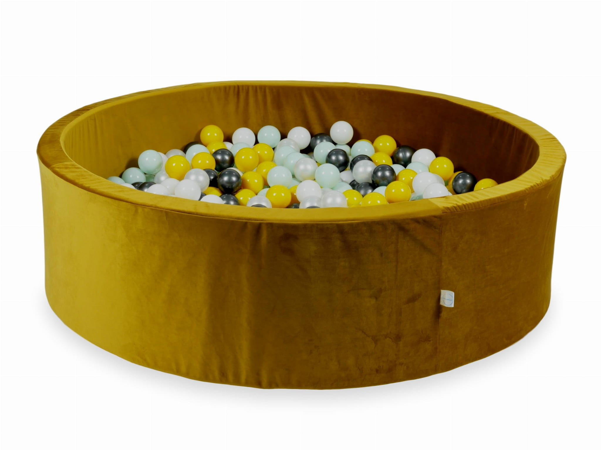 Ballenbak - rond - 130x40cm - 700 ballen - goud, multicolour