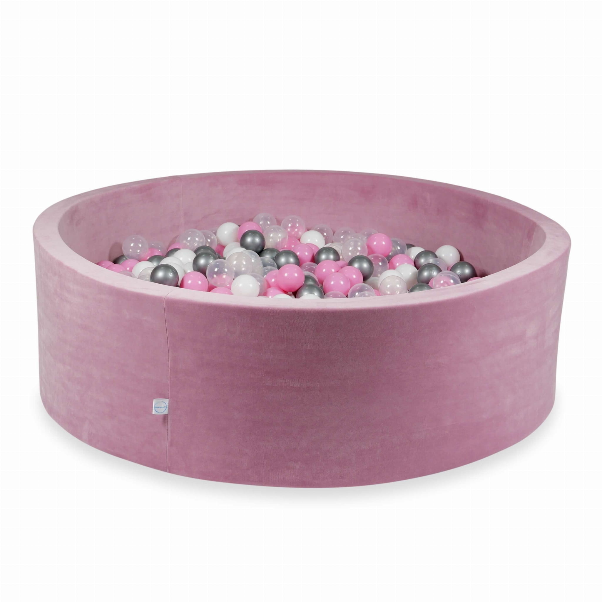 Ballenbak - rond - 700 ballen - roze, multicolour - 130x40cm