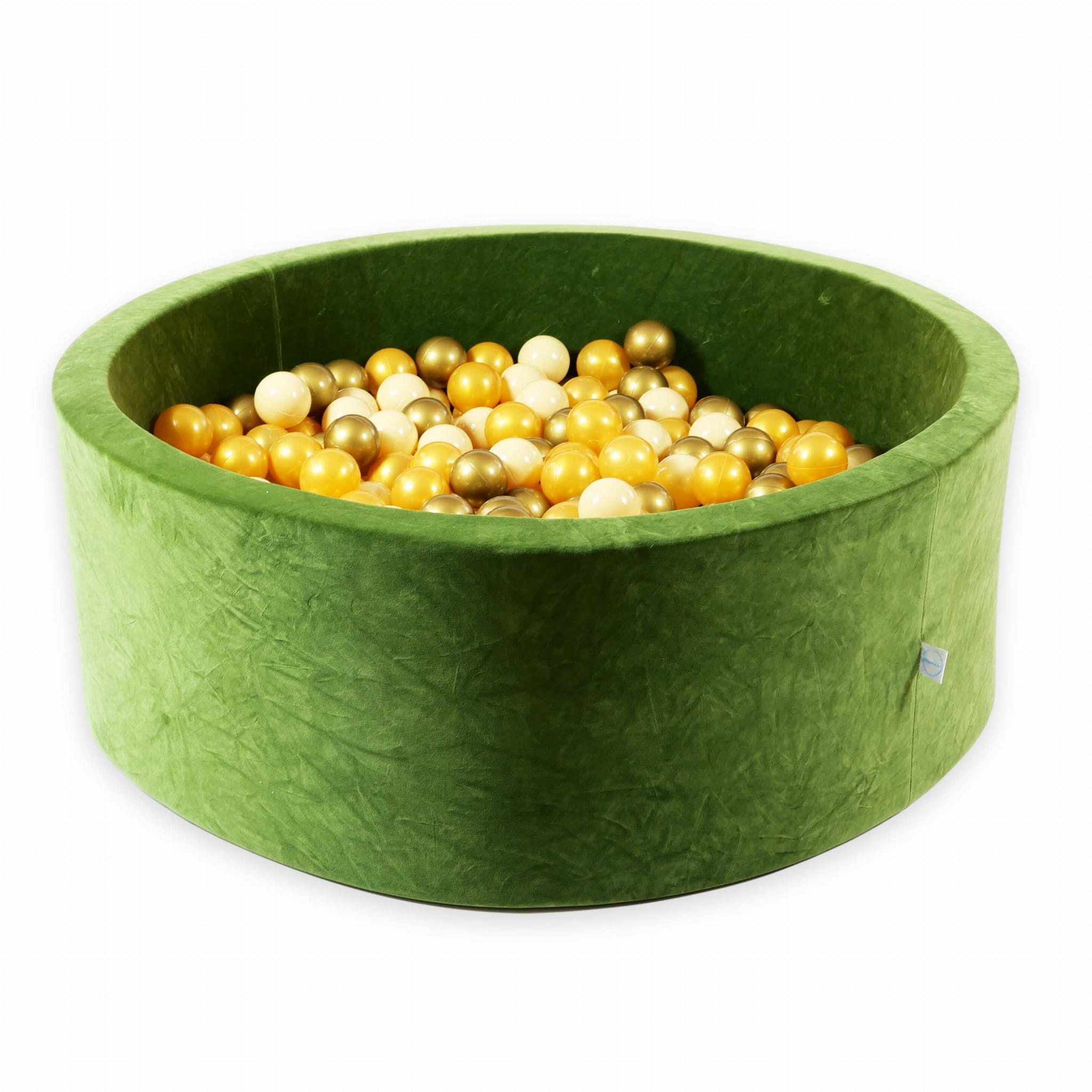 Ballenbak - 500 ballen - rond - groen, multicolour - 110x40cm