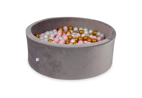 Ballenbak - 110x40cm - 500 ballen - rond - lila, multicolour