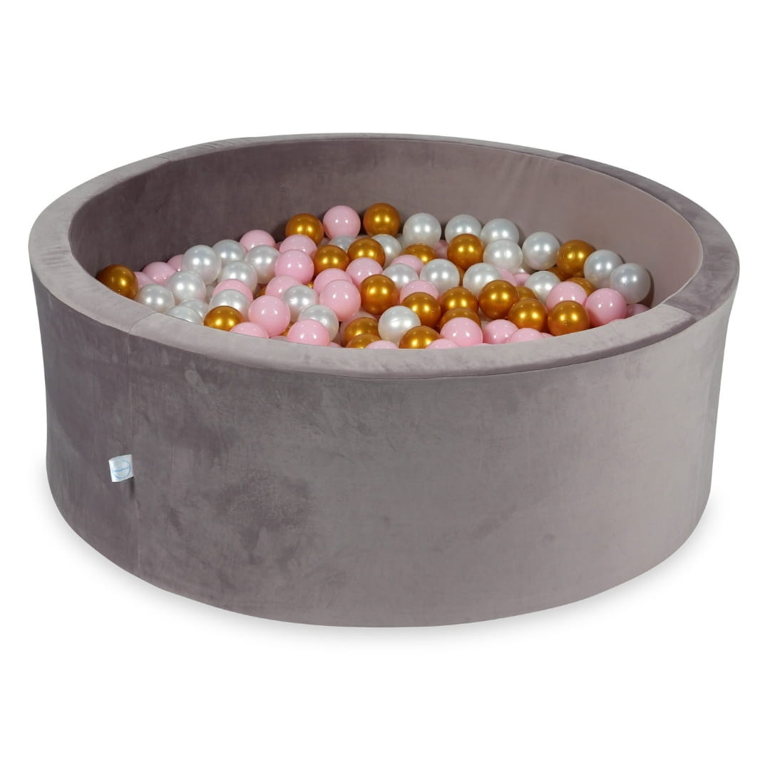 Ballenbak - 110x40cm  - 500 ballen - rond - lila, multicolour