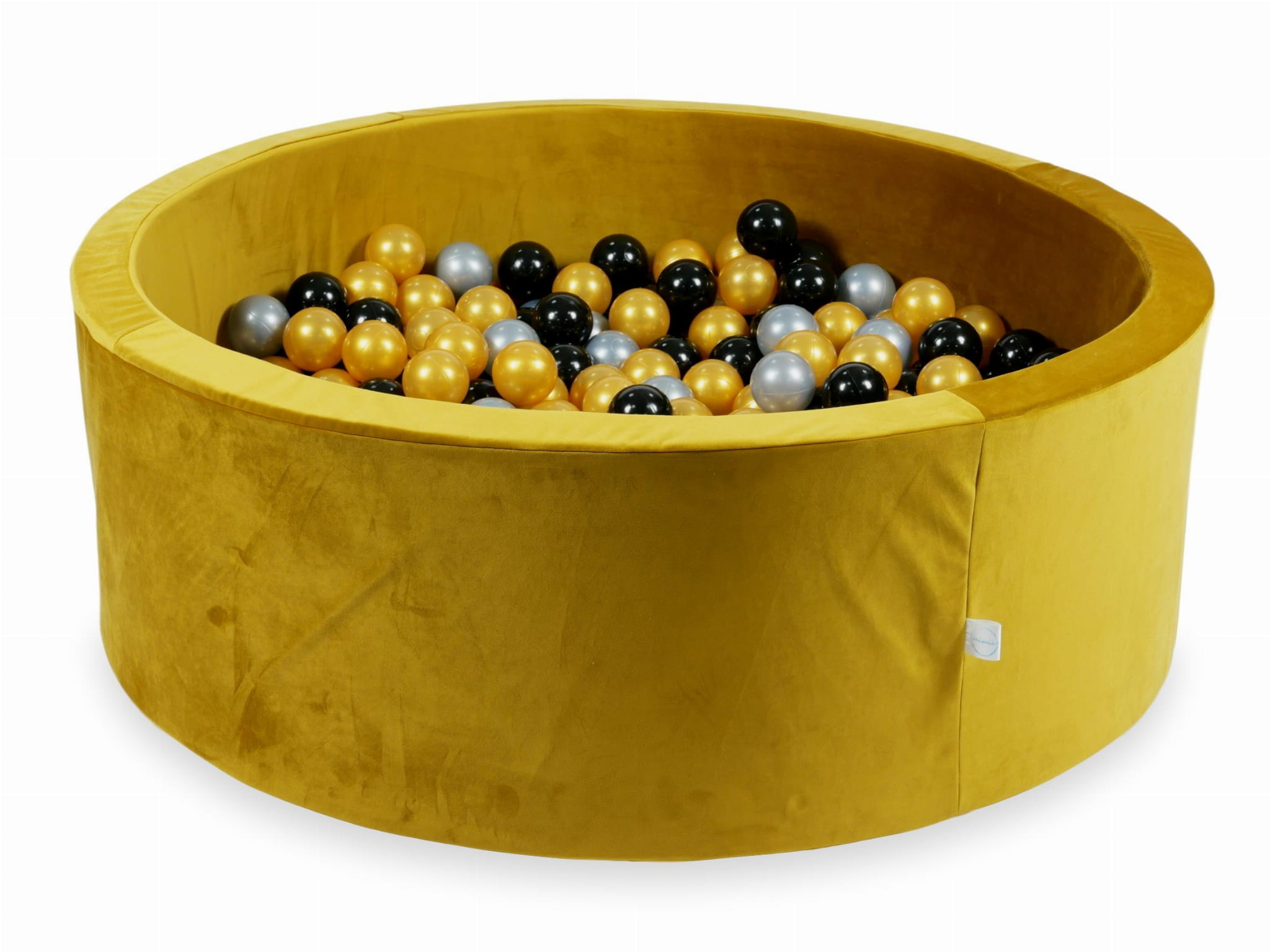Ballenbak - rond - 500 ballen - goud, multicolour - 110x40cm
