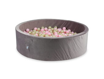 Ballenbak - 700 ballen - 130x40cm - lichtpaars - rond