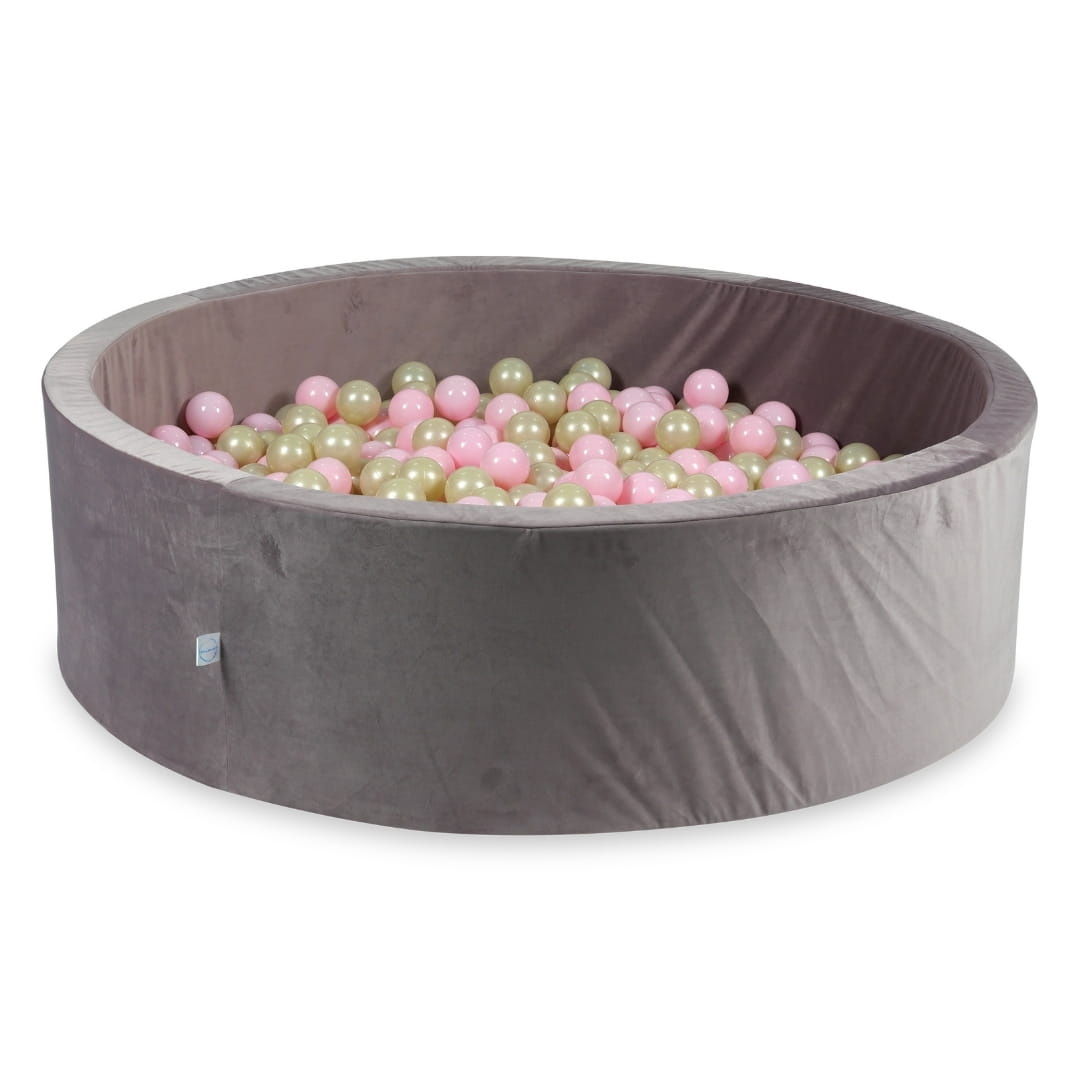 Ballenbak - 700 ballen - 130x40cm - lichtpaars - rond