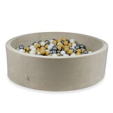 Ballenbak - beige, multicolour - 700 ballen - rond - 130x40cm