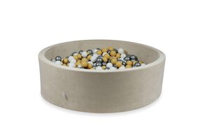 Ballenbak - beige, multicolour - 700 ballen - rond - 130x40cm