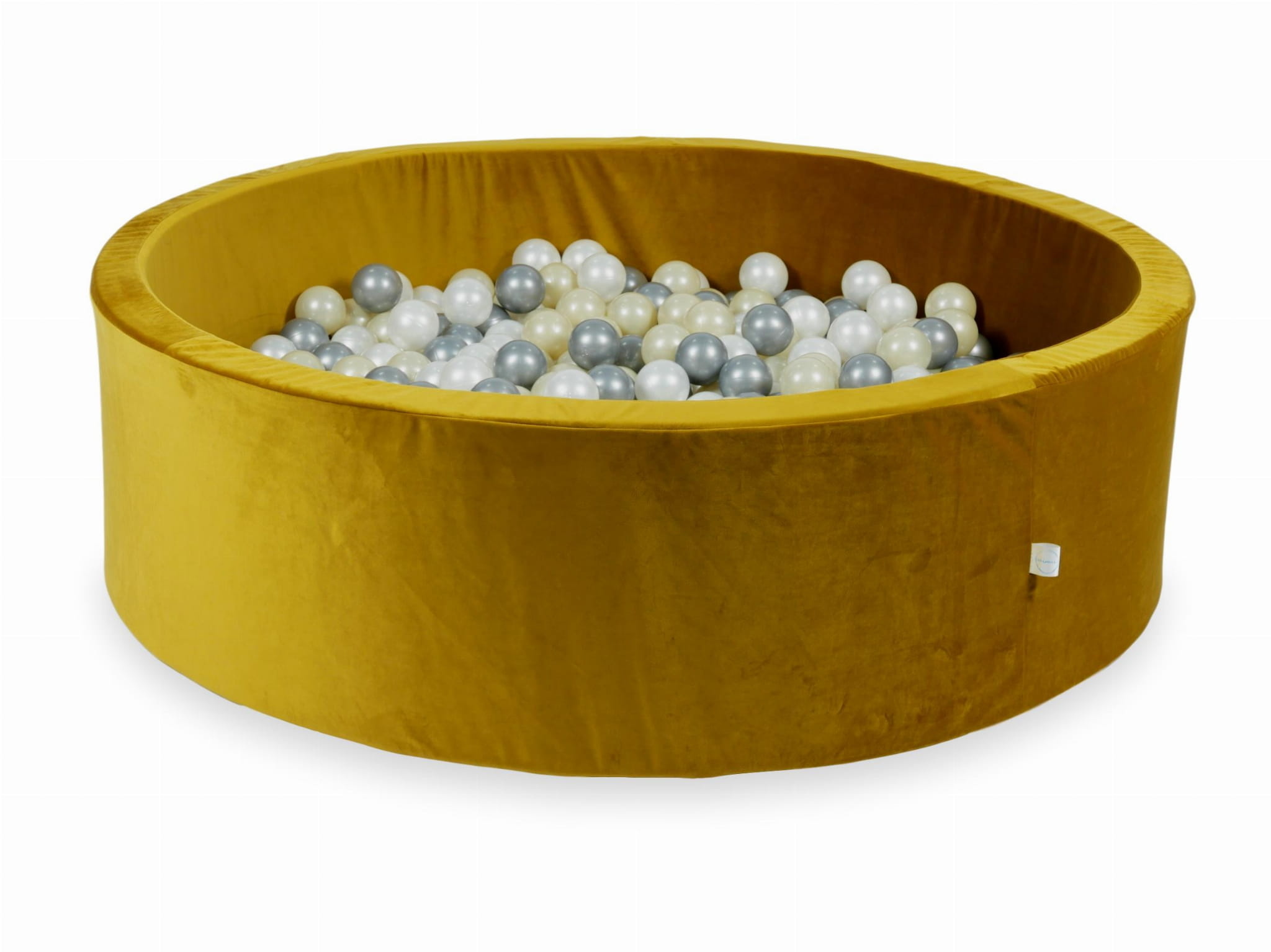 Ballenbak - 700 ballen - rond - 130x40cm - goud, multicolour