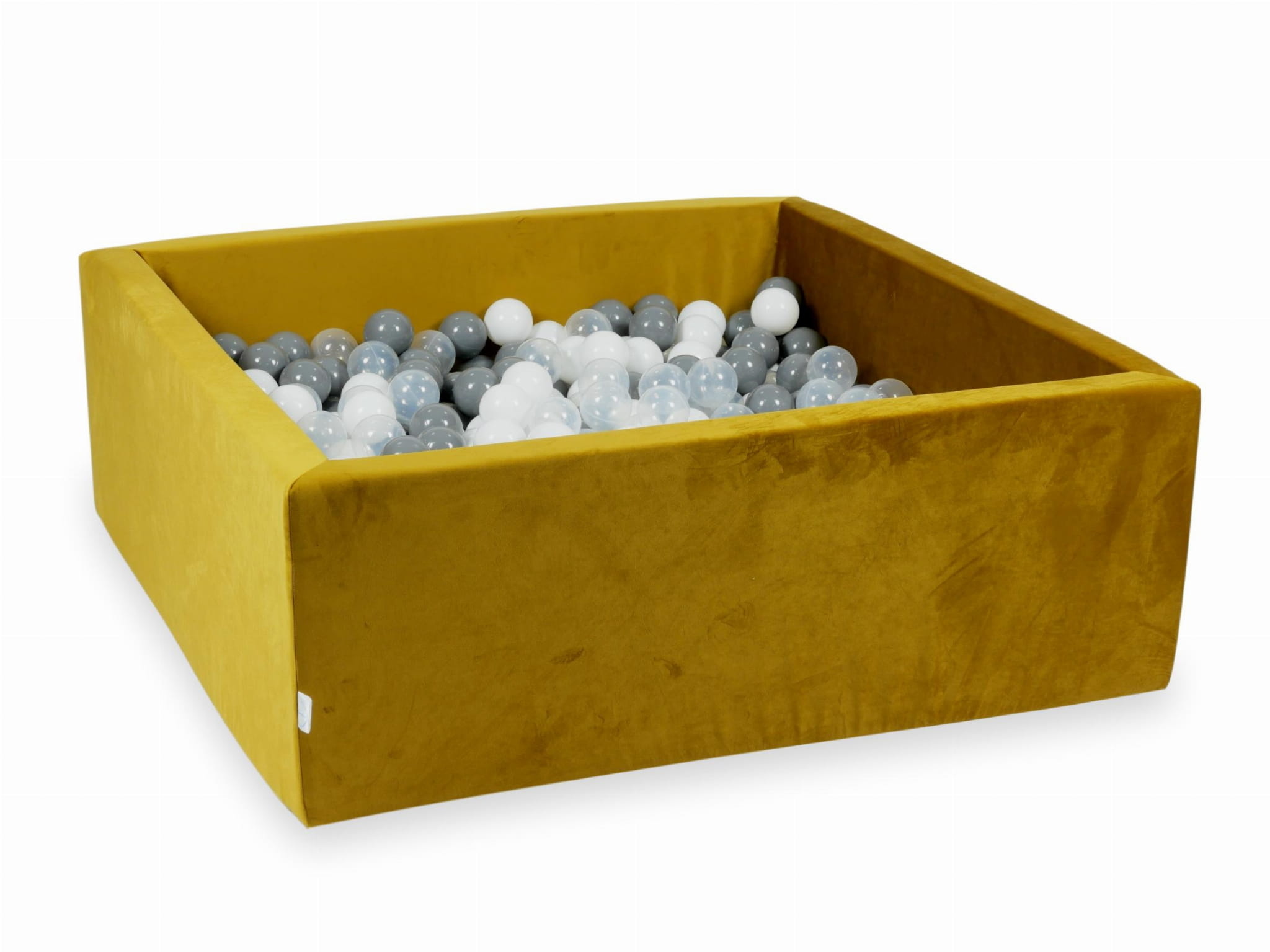 Ballenbak - vierkant - 600 ballen - 110x110X40cm - goud