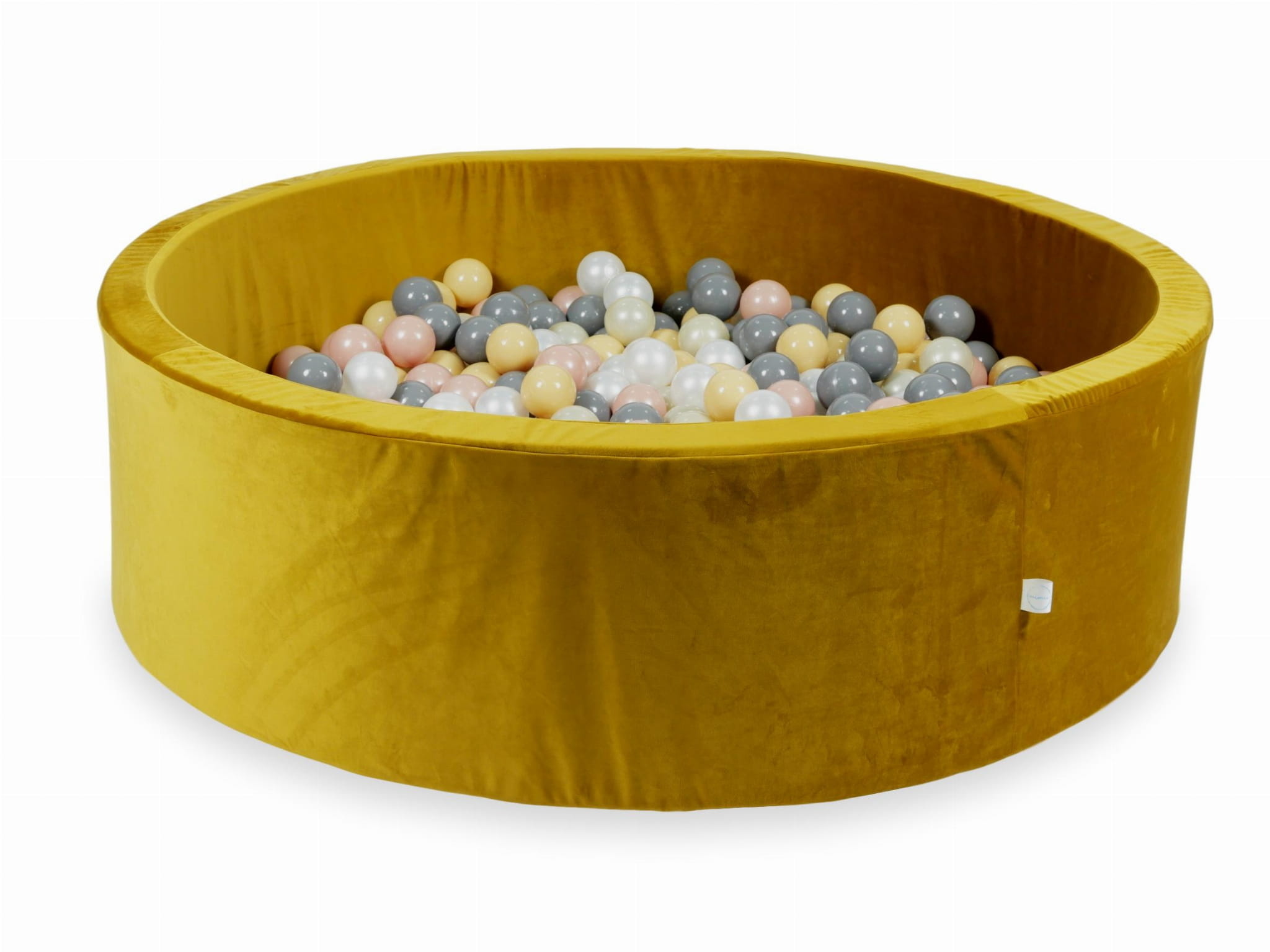 Ballenbak - rond - 700 ballen - goud, multicolour - 130x40cm