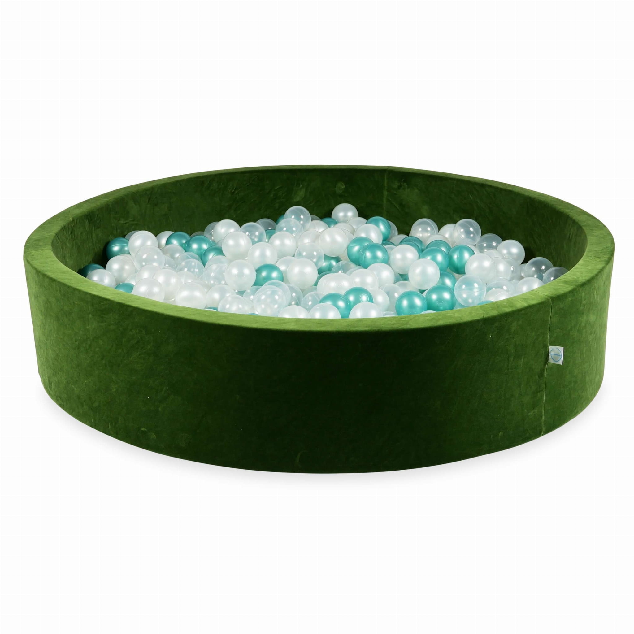 Ballenbak - 600 ballen - 130x30cm - groen, multicolour - rond