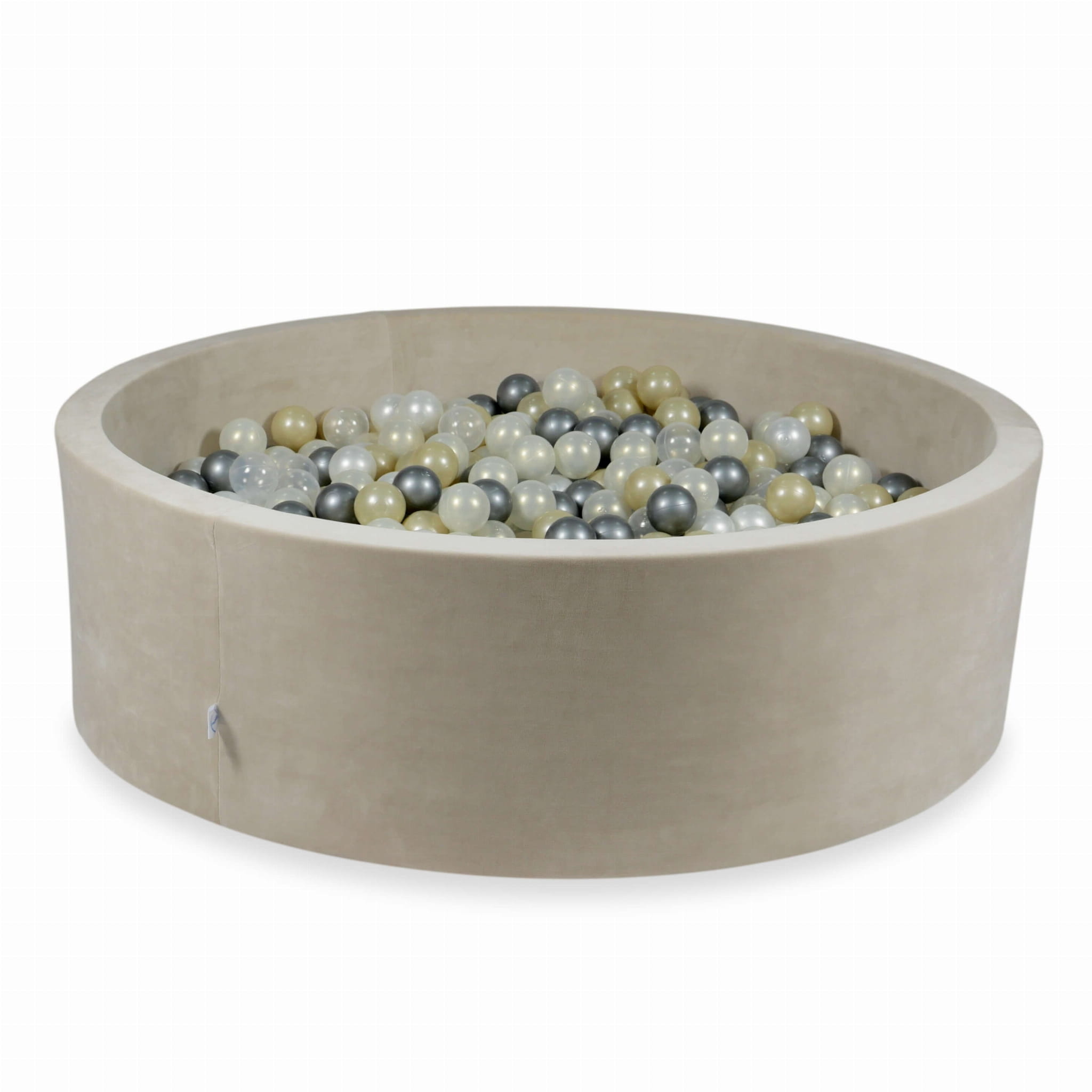 Ballenbak - beige, multicolour - 130x40cm - rond - 700 ballen