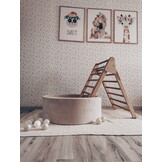 Ballenbak - beige, multicolour - 130x40cm - rond - 700 ballen