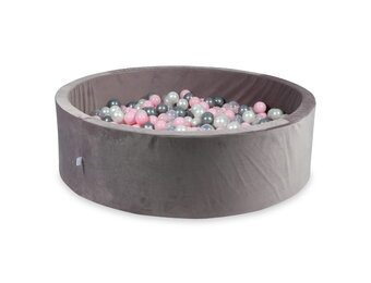 Ballenbak - 130x40cm - 700 ballen - lichtpaars - rond