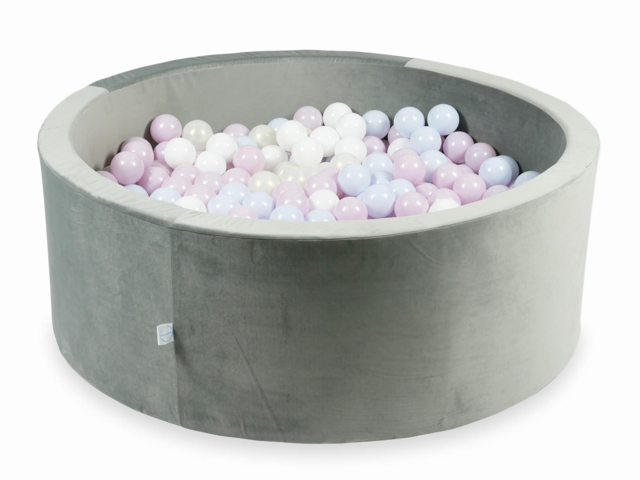 Ballenbak - 110x40cm - 500 ballen - rond - grijs, multicolour