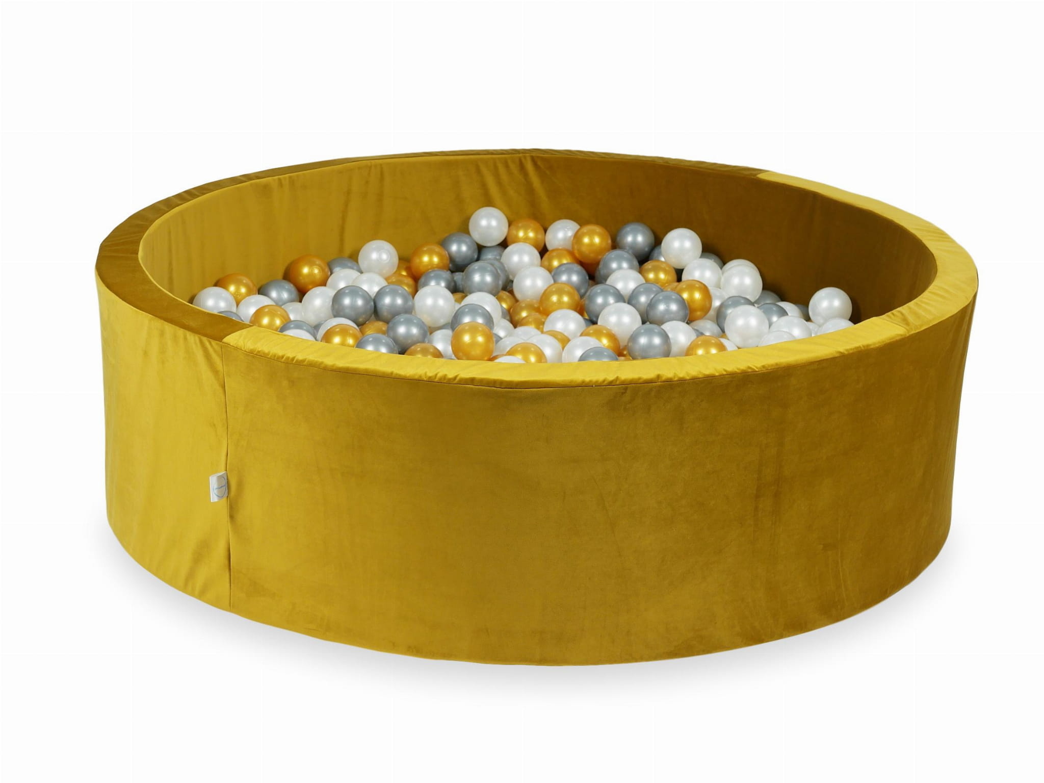Ballenbak - goud, multicolour - 130x40cm - 700 ballen - rond