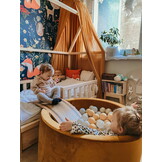 Ballenbak - 110x110x40cm - goud - 600 ballen - vierkant