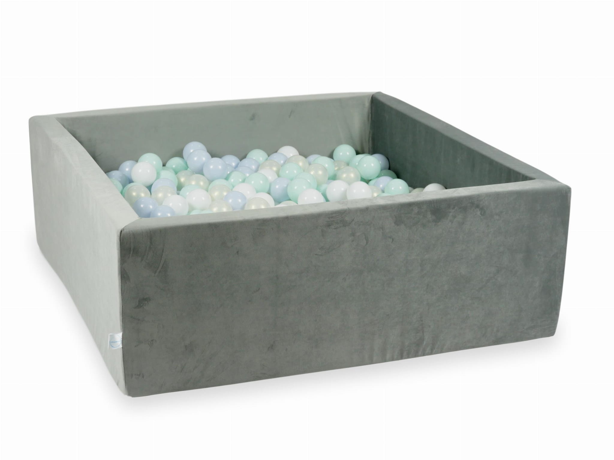 Ballenbak - 600 ballen - grijs - 110x110X40cm - vierkant