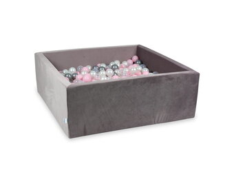 Ballenbak - 600 ballen - 110x110x40cm - lila - vierkant