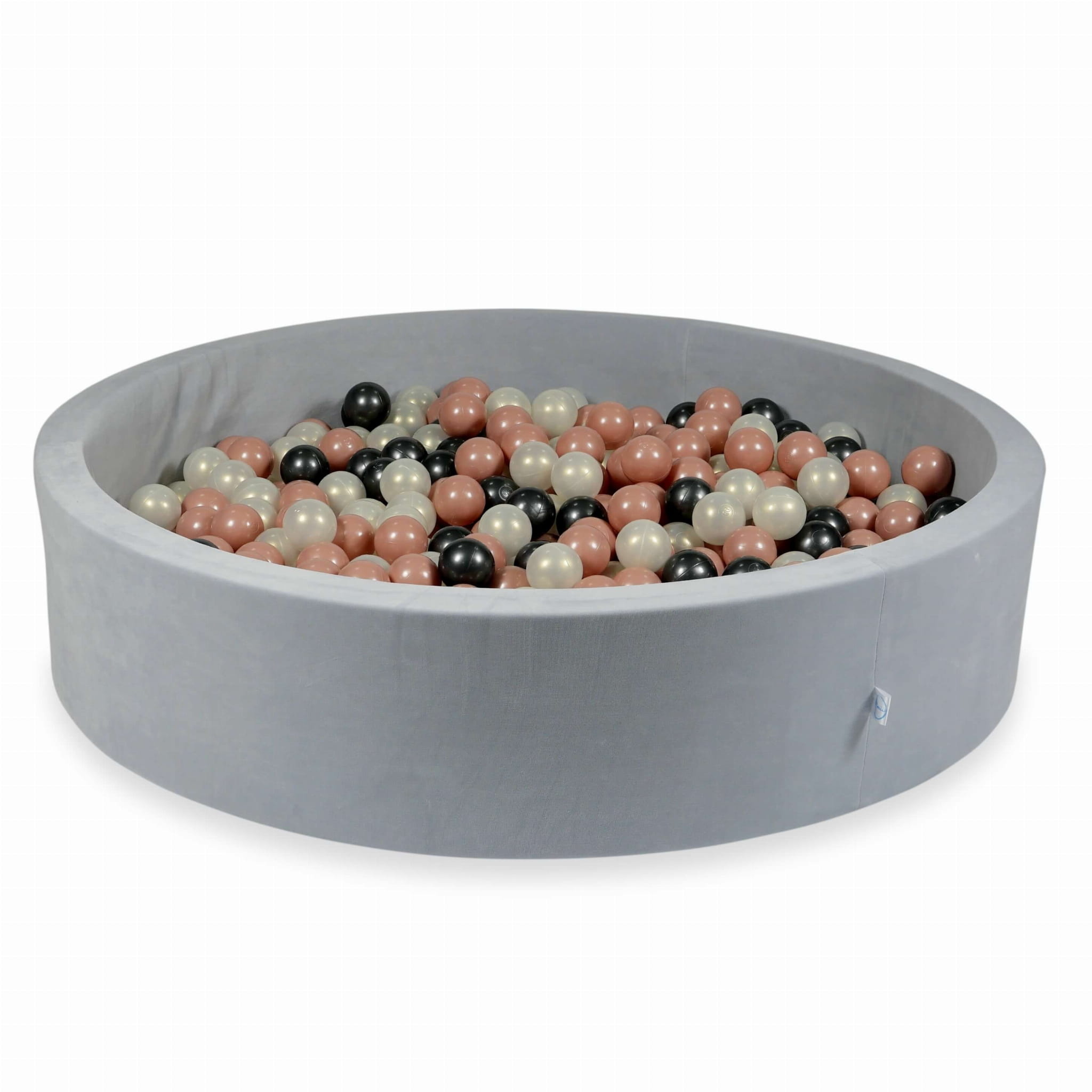 Ballenbak - 600 ballen - grijs, multicolour - rond -130x30cm