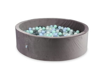 Ballenbak - lichtpaars - rond - 700 ballen - 130x40cm